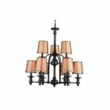 Bel Air Modern Meets Traditional 5 Light Rubbed Oil Bronze Chandelier