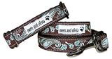 Owen & Olivia Designer Dog Leash Chocolate & Aqua Paisley (6 Ft) 31zwcg%2BX6tL. SL160 Owen & Olivia Designer Dog Leash Chocolate & Aqua Paisley (6 Ft)