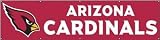 Arizona Cardinals 8 Foot Applique and Embroidered Banner NFL Football Fan Shop Sports Team Merchandise