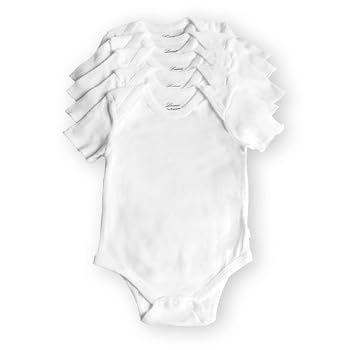 Set A Shopping Price Drop Alert For Leveret 5-pack Short Sleeve Bodysuit (Underwear, Undershirt) 100% Cotton (Size 0-24 Month)
