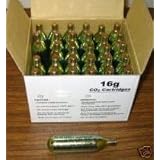 16 Gram Threaded CO2 Cartridge - 12 Pack