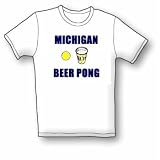 Michigan Beer Pong Women's Cut T-Shirt