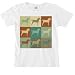 Horses Pop Art Dark Women's Tee