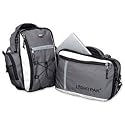 LIGHTPAK Laptoprucksack VANTAGE 17 Zoll PLUS mit abnehmbarer Notebooktasche [ max. 40 x 30 cm] / Grau