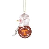 SC Sports Tennessee Volunteers Acrylic Basketball Snowman Ornament (Set of 2)