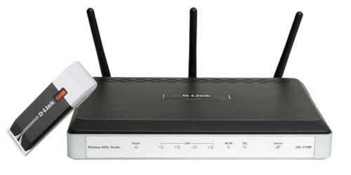 Childrens Toyshop  Electronics : D-Link DKT-810 Wireless N ADSL2+ Router Kit (Includes Router DSL-2740B & USB dongle DWA-140) - Modem Router, Wireless N USB Adapter - Advance firewall - Parental control features