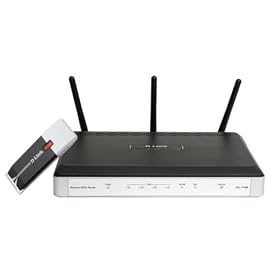 D-Link DKT-810 Wireless N ADSL2+ Router Kit (Includes Router DSL-2740B & USB dongle DWA-140) - Modem Router, Wireless N USB Adapter - Advance firewall - Parental control features