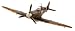 Corgi Aviation Archive AA31931 1:72 Scale Supermarine Spitfire MkV Preserved Shuttleworth WWII Air Transport and Special Duties Limited Edition Die-cast Model
