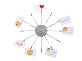 Produkt-Bild: Postkartenhalter Uhr "Memo Holder" f&uuml;r 12 Fotos