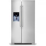 25.93 Cu. Ft. Capacity Side by Side Refrigerator Wave Touch Electronic Controls 9 Tall External Water Ice Dispenser Energy Star Rated Sabbath Mode Stainless Steel