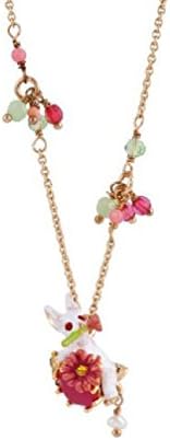 Fancy Handmade Rabbit's Family Imaginary Garden Necklace Style 2