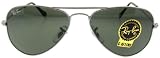 RAY BAN 3044 AVIATOR SMALL METAL W3100 GUNMETAL SUNGLASSES SHADES