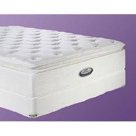 Simmons Beautyrest World Class Super Pillow Top Deluxe Mattress Set Queen by Simmons