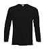 Fruit of the Loom long sleeve plain t-shirt Black XXL