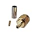 Eightwood 10pcs RP-SMA Male RF Crimp Connector 50ohms Gold-Plated for RG316 RG174 Cable