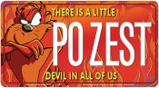 Cover image : Tazmanian Devil (POZEST) TAZ License Plate