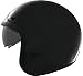 THH T-383 Open Face Motorcycle Helmet Gloss Black MD