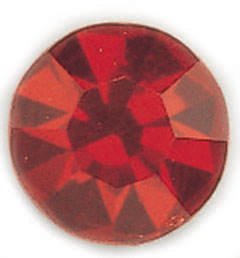 G&uuml;termann / KnorrPrandell 6138306 - Strass flach 4,5mm rot, 15 St&uuml;ck/Beutel