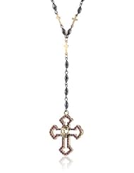 Steve Madden Cross Long Y-Shaped Necklace, 30"