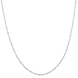 Sterling Silver 1-mm Twisted Curb Chain