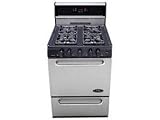 Premier Pro 24-Inch Stainless Gas Range P24S320BP