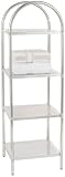 Produkt-Bild: WENKO 12306100 Exclusiv Haushalts- und Badregal - Rundbogen, 4 Ablagen, Chrom, 37 x 115 x 34 cm