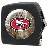 NFL San Francisco 49ers Open Field 25' Tape Measure
