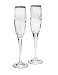 Mikasa Dove Toasting Flutes, Set of 2