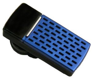 Blue Bluetooth Headset Earpiece for Apple iPhone 4/ 4G/ 4th Generation/ 3GS/ 3G/ iPhone 1st Generation (Retail Packing) + Free Stars Stripes Silicone Wristband