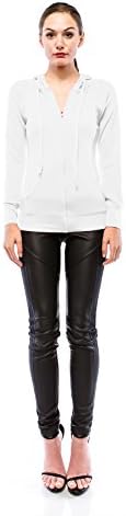 Classic Thermal Kangaroo Pocket Drawstring Hoodie Jackets (E43E)
