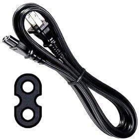 2 Prong wall power cord for SONY PS2 Playstation PS3 slim ver. - 1ft