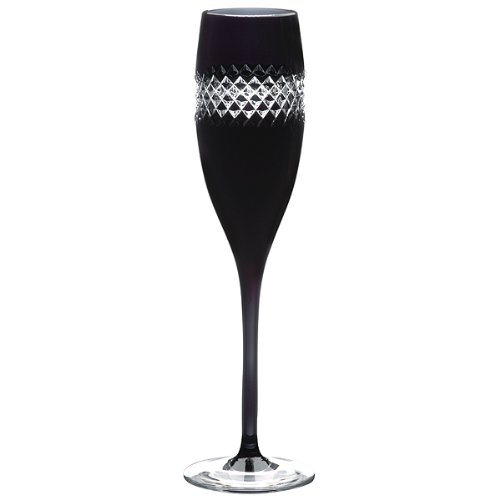 Waterford Rocha Black Flute Pair