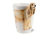 Afghan Hound Yellow Handmade Coffee Mug (10cm x 8cm)