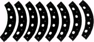 Ariens Snowblower Rubber Paddles Replaces Ariens 532018. Fits All 2 + 2 Models. 8 Piece Set. Ariens Snowblower Rubber Paddles Replaces Ariens 532018. Fits All 2 + 2 Models. 8 Piece Set.