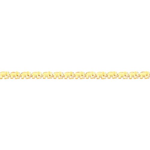 14K Gold Elephant Fancy Link Bracelet 8″