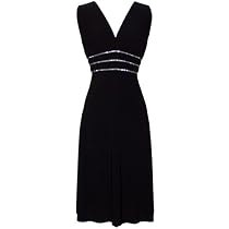 Sexy Little Black Cocktail Dress Crystals JR Plus Size