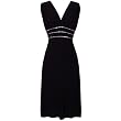 Sexy Black Cocktail Dress Crystals JR Plus Size ~ PacificPlex