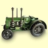Tractor Hanomag 1938,37,5x10x19 cm Blechminiatur