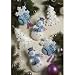 Bucilla 86094 Snowflake Snowman Felt Applique Ornament Kit, 5-Inch by 4-Inch, Set of 6