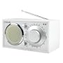 K�nig HAV-TR12 Retro Radio Tragbares Radio (UKW-/MW-Tuner, 200 mW, RMS) wei�