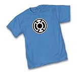 Officially Licensed DC Comics Blue Lantern Symbol T-Shirt