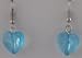 Sky Blue Heart Earrings
