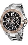 Haurex Italy Aston Chrono Black Dial Men's watch #0D366UNH