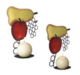 2 Pc Fruity Sconces - Red/ Yellow