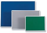 Produkt-Bild: 5 Star Premier Pinnwand mit Halterung und Aluminiumrahmen 900x600mm grau