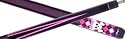Players Flirt F-2720 - Double Pink Points with Argyle Sleeve and Girlie Skull Pool Cue Stick