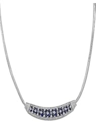 Effy Jewlery Gemma Blue Sapphire and Diamond Necklace, 3.45 TCW