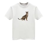 Ocicat- Image - Youth T-Shirt, White, Small