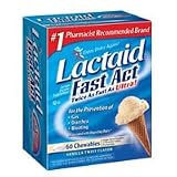 Lactaid Fast Act Chewable Tablets - 60 ea