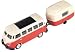 Model Power 1/87 VW Bus w/Camper Trailer (colors may vary)